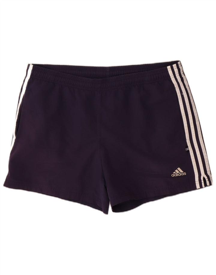 Pantaloni scurți sport pentru bărbați Adidas, mari, albastru, poliester