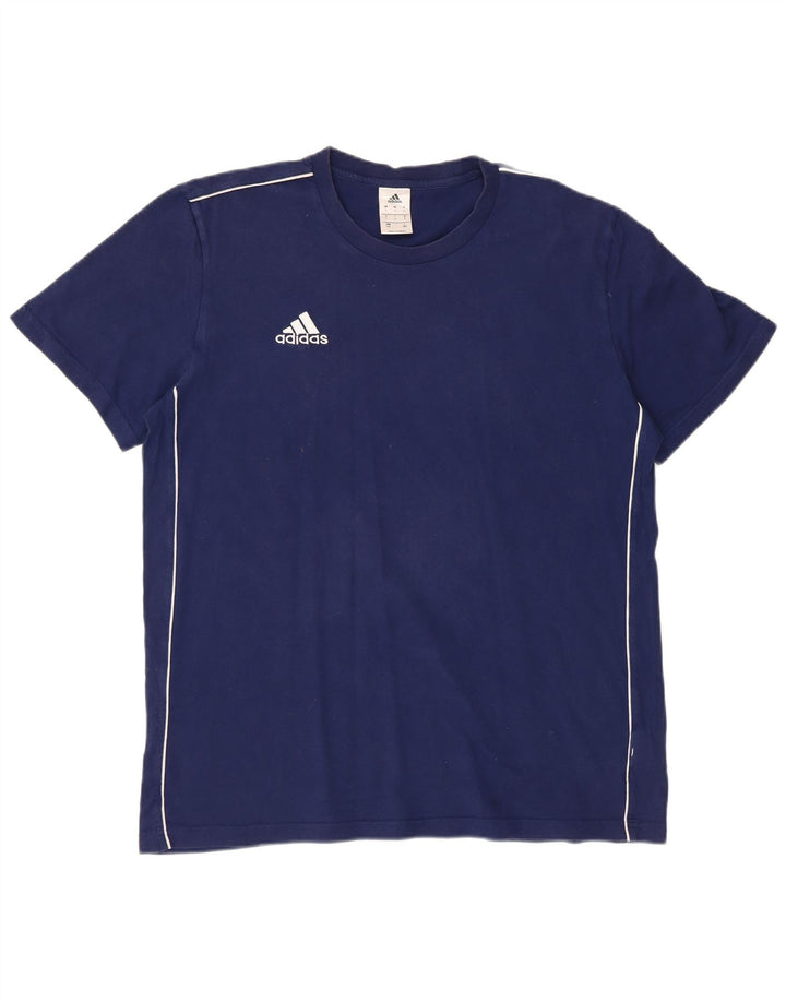 Tricou pentru bărbați ADIDAS Top mare din bumbac bleumarin