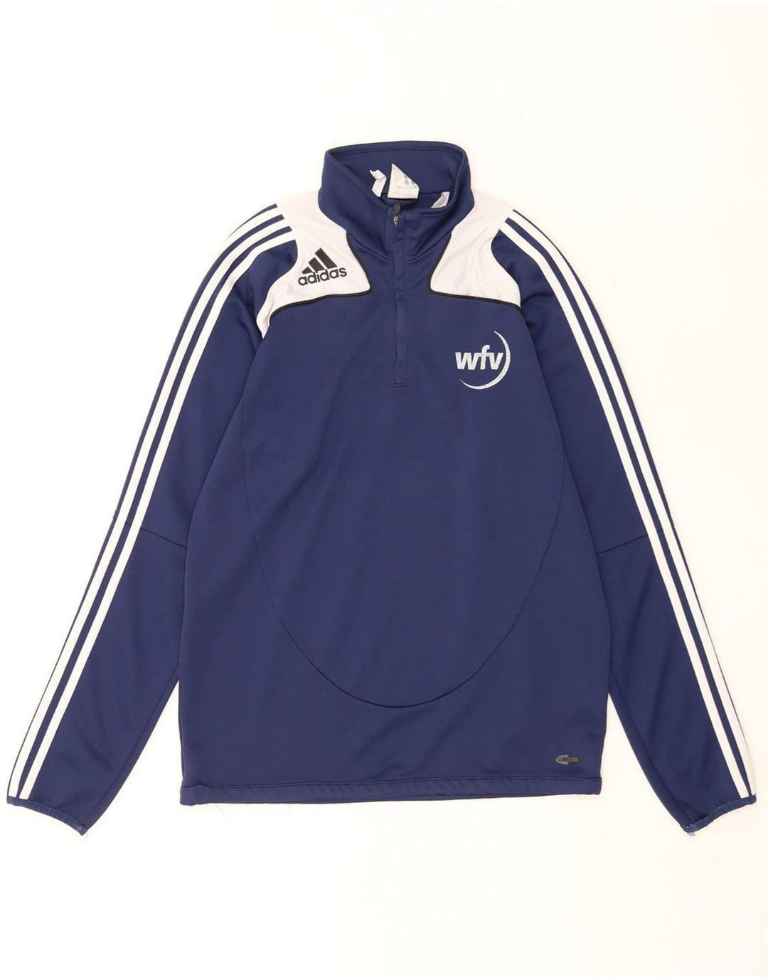 Trening pentru bărbați Adidas Graphic Pullover Top UK 40/42 Medium Bleumarin