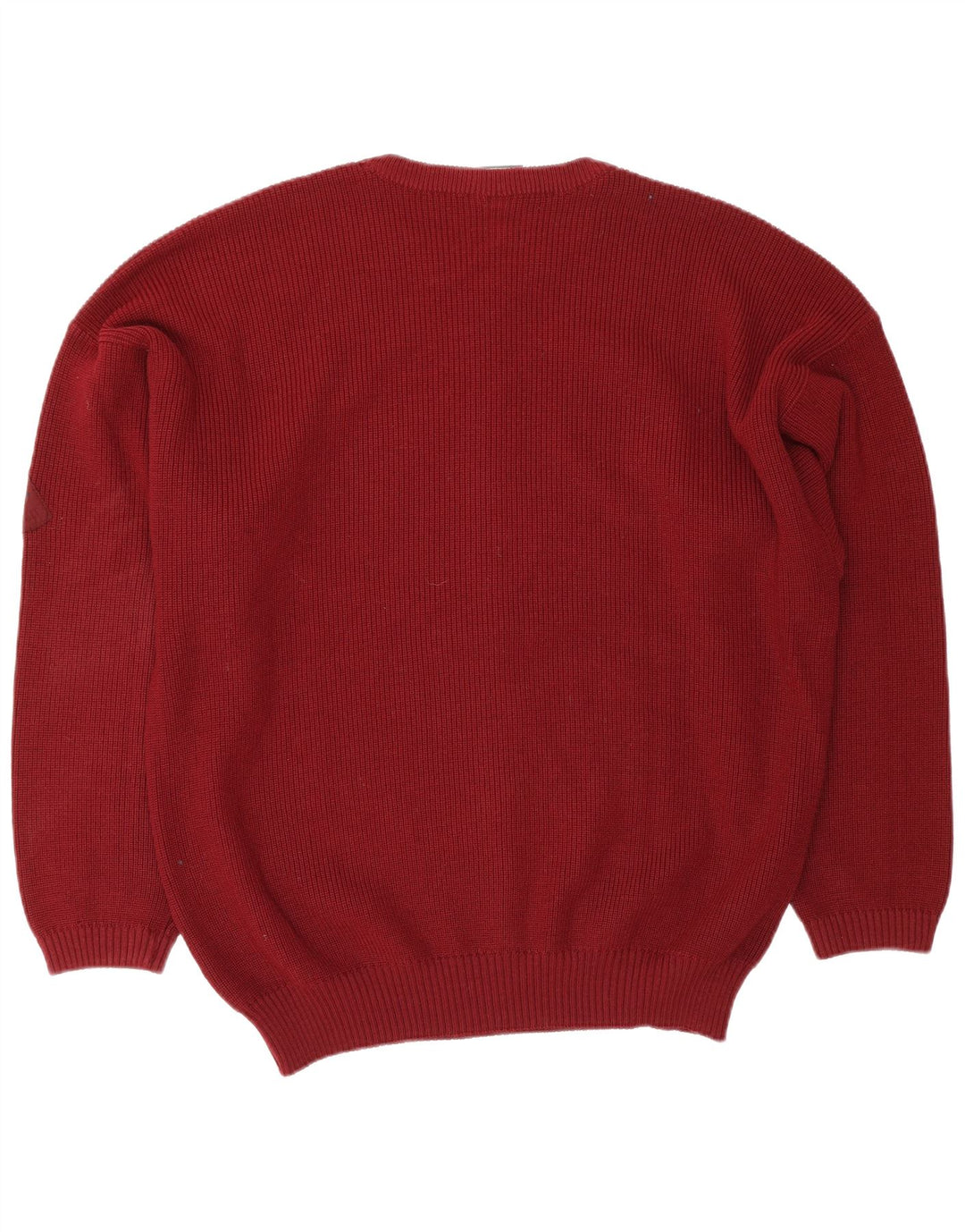 Pulover pentru bărbați North Pole cu decolteu rotund XL Lână Burgundy