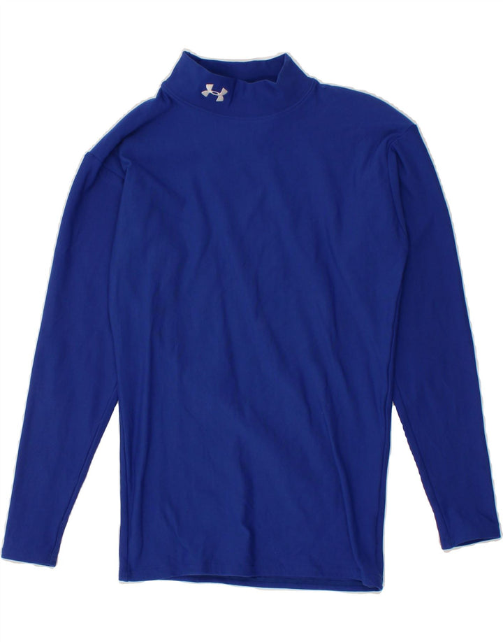 UNDER ARMOUR Womens Pullover Tracksuit Top UK 10 Small Navy Blue Nylon Vintage Under Armour and Second-Hand Under Armour from Messina Hembry 