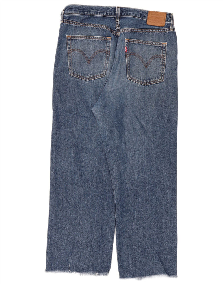 Blugi drepti pentru femei Levi's Ribcage W32 L29 Bumbac albastru