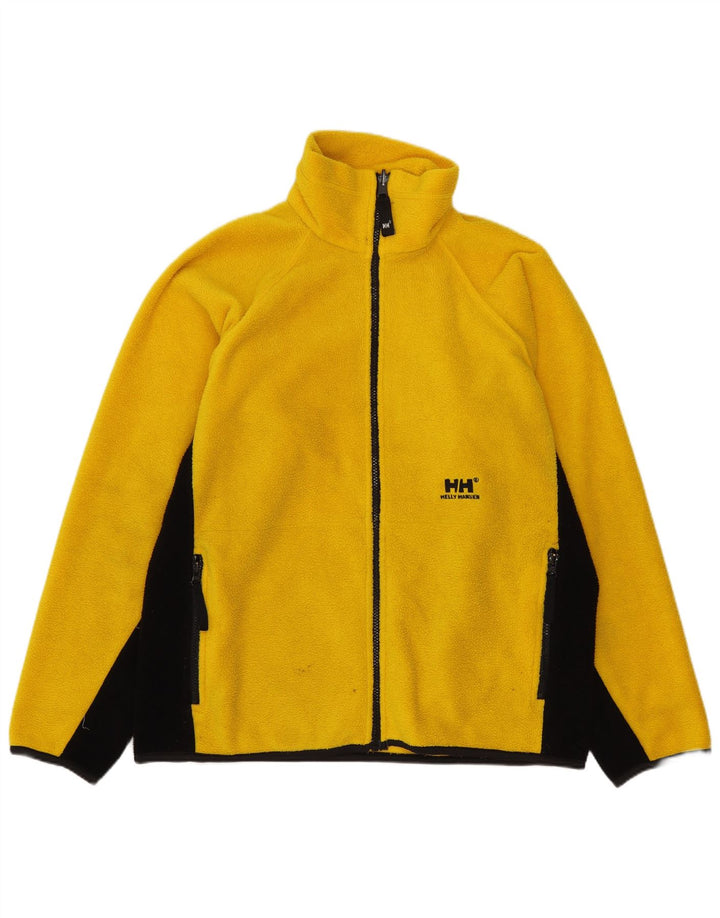 Jachetă fleece pentru bărbați HELLY HANSEN UK 36 Mic galben din poliester color bloc