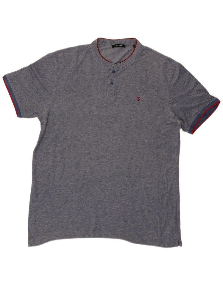 Tricou Jack & Jones pentru bărbați Top 2XL bleumarin pete