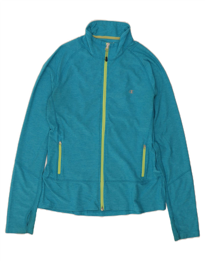 CHAMPION Womens Tracksuit Top Jacket UK 8 Small Blue Polyester Vintage Champion and Second-Hand Champion from Messina Hembry 
