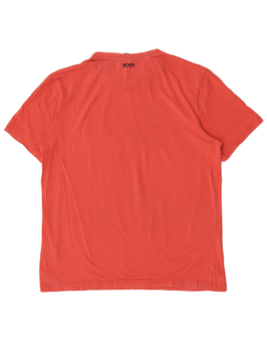 Tricou grafic pentru bărbați Hugo Boss Top din bumbac roz mediu