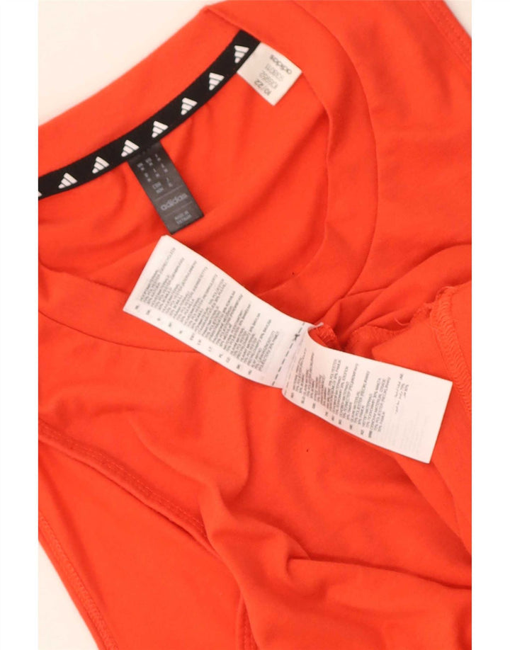 Vestă Aeroready pentru bărbați Adidas, poliester portocaliu mediu
