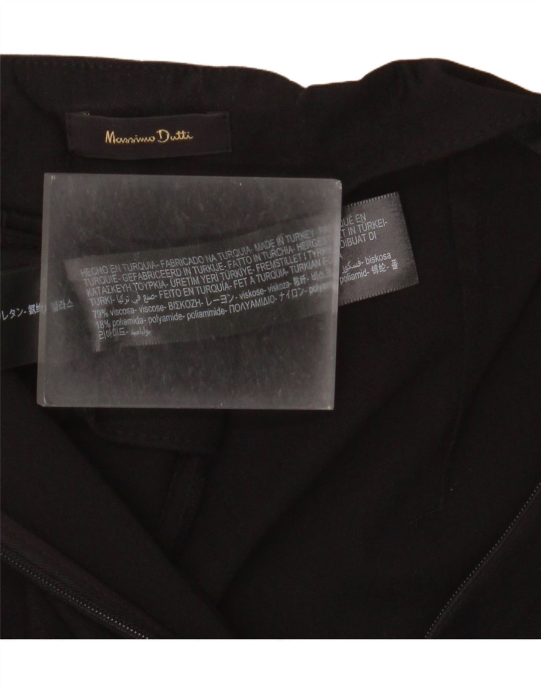 Massimo Dutti Pantaloni Bootcut pentru femei EU 34 2XS W26 L30 Viscoza neagra