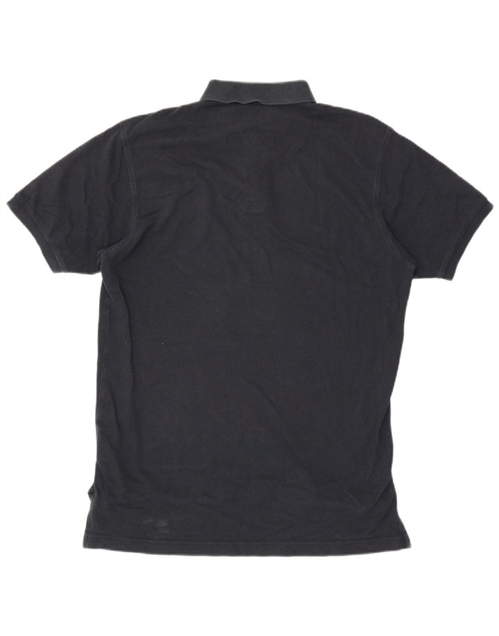 Tricou polo pentru bărbați Gant, bumbac negru mare