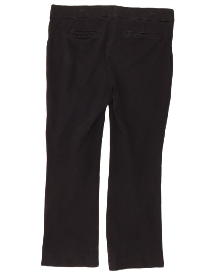 Pantaloni tăiați pentru femei J. Crew Campbell Bootcut US 4 Small W32 L25 Black