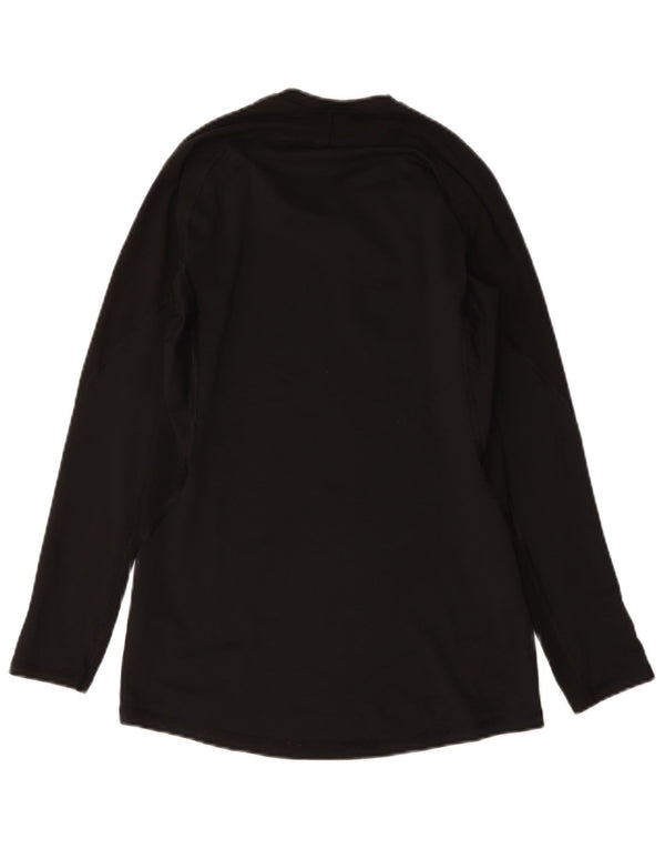 Adidas Climacool Graphic Top cu mânecă lungă pentru femei UK 12 Medium Black