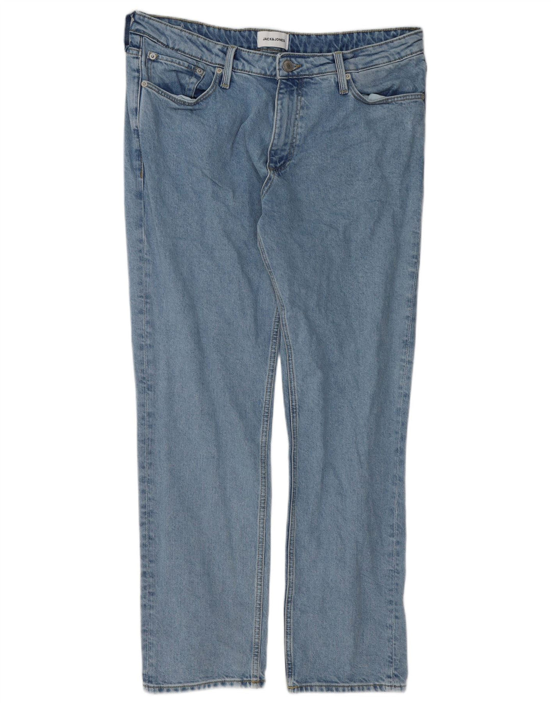 Blugi drepți pentru bărbați Jack & Jones W34 L30 albastru