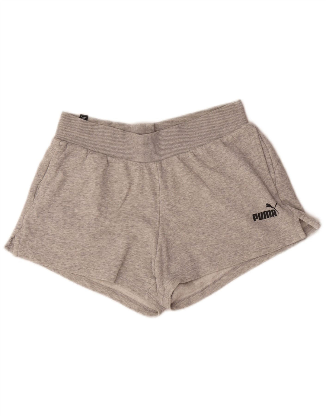 Pantaloni scurti sport Puma pentru femei UK 14, bumbac gri mediu