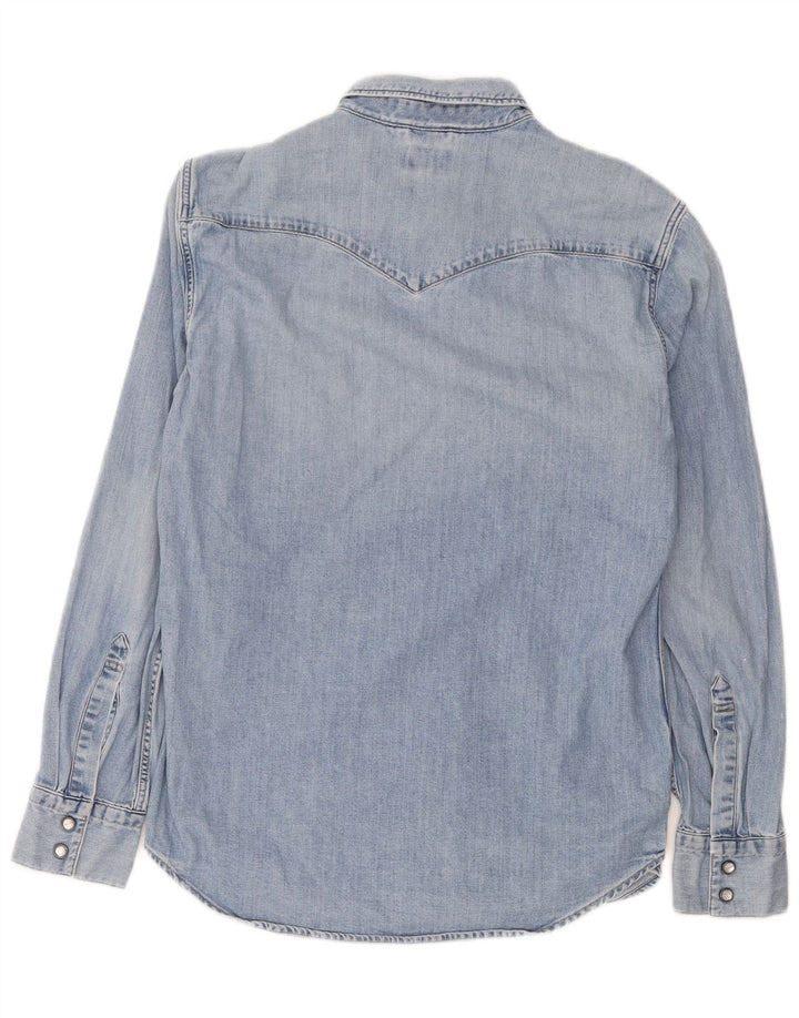 Cămașă de blugi pentru bărbați Levi's, bumbac albastru mediu