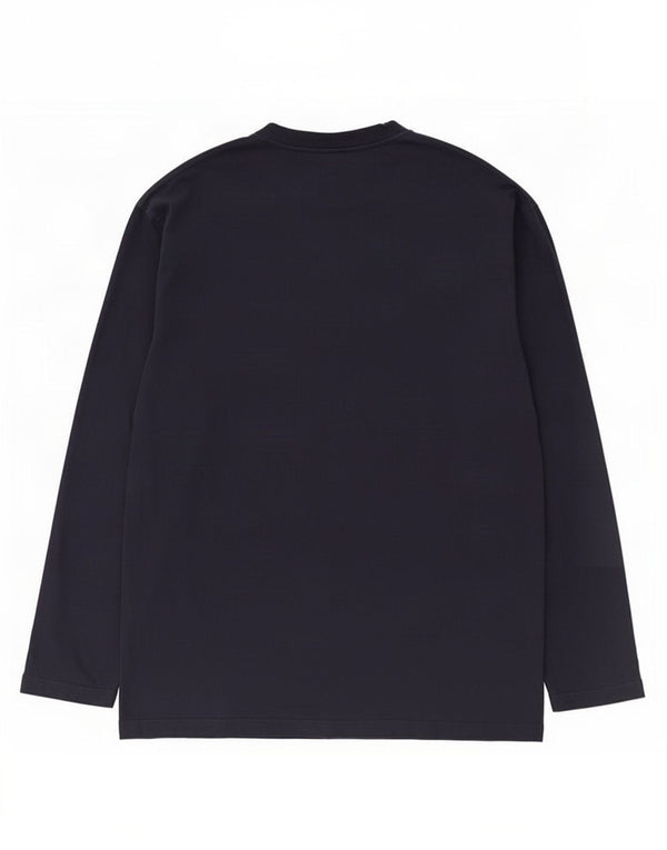 Top grafic pentru bărbați Fila cu mânecă lungă, XL, bleumarin, bumbac