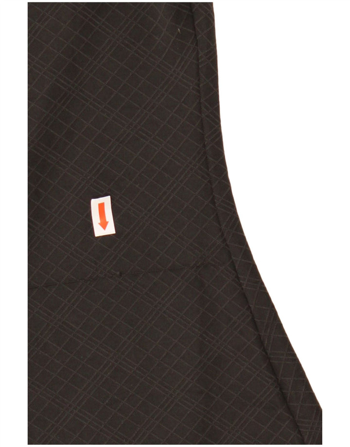 Tricou polo ADIDAS Climacool pentru femei UK 10 Poliester geometric geometric negru mic