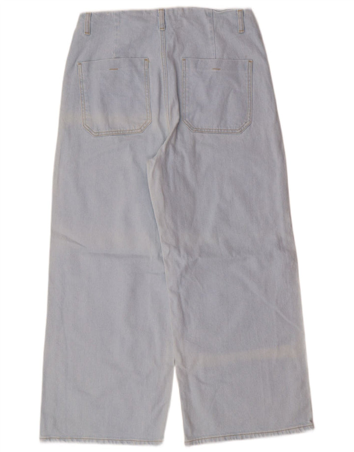 Blugi de damă Zara cu talie înaltă cu picioare largi EU 42 Large W32 L26 Blue Classic