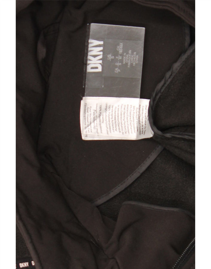 Trenci cu glugă pentru femei Dkny UK 10 Poliester negru mic