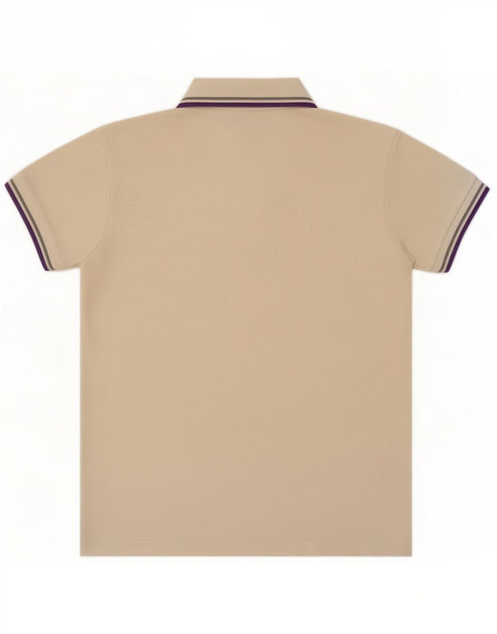 Cămașă polo Fred Perry pentru bărbați, bumbac alb mediu