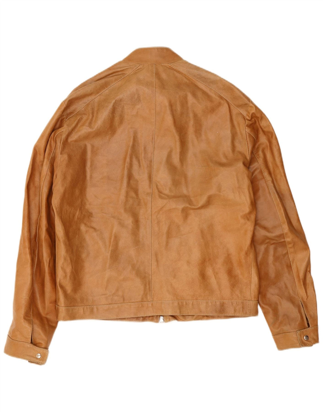 Jachetă din piele vintage pentru bărbați IT 54 2XL din piele maro