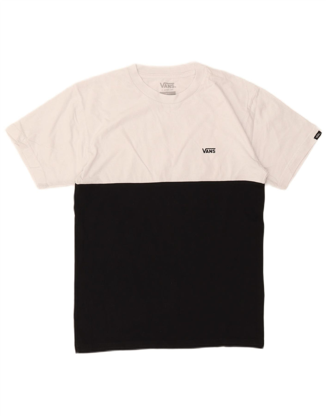 Tricou Vans Classic Fit pentru bărbați Top mic, negru, color block, bumbac