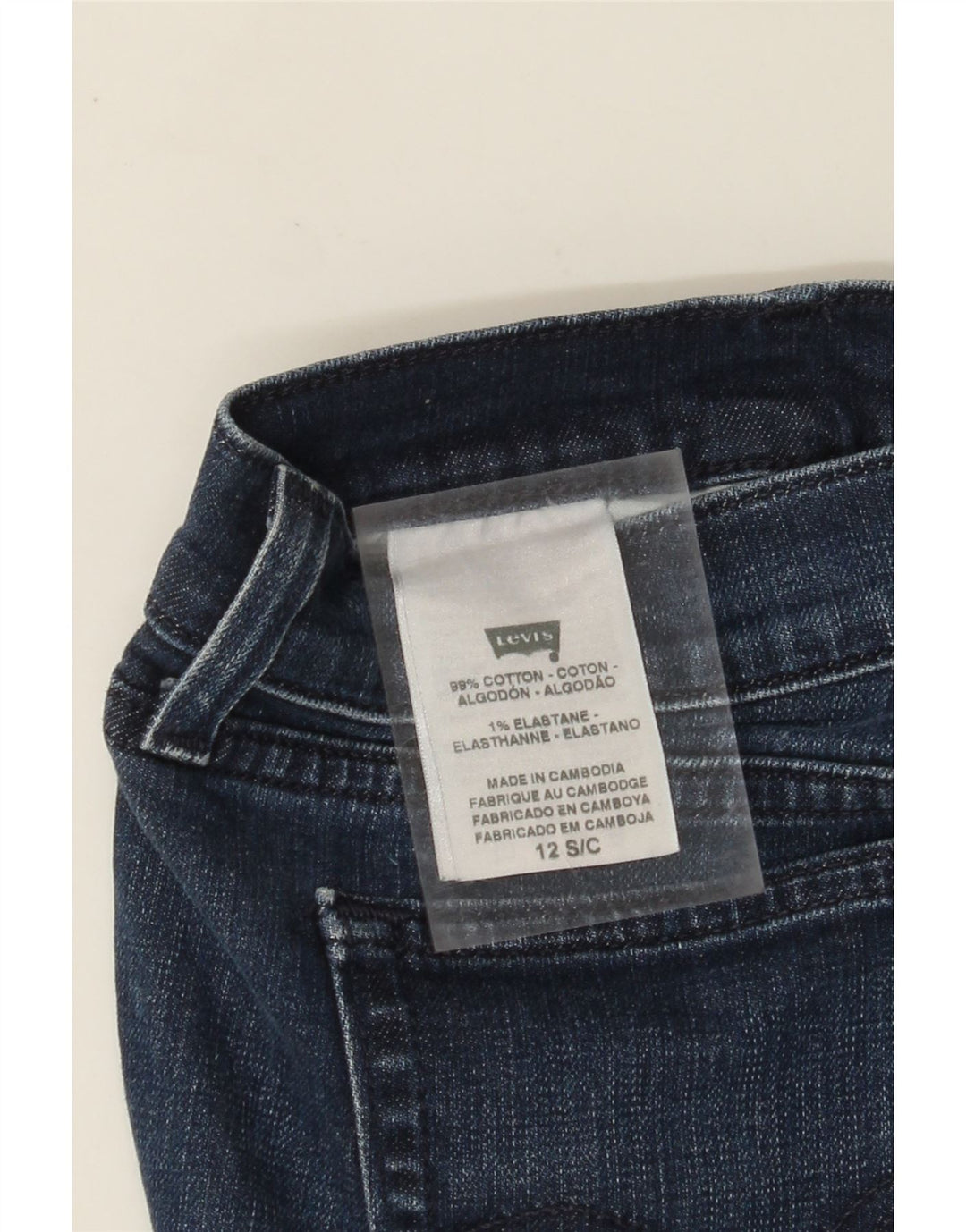 LEVI'S Womens Bootcut Jeans US 12 Large W32 L29 Blue Cotton
