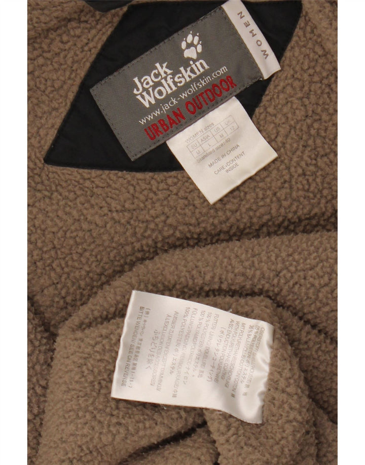 JACK WOLFSKIN Jachetă Windbreaker pentru femei UK 12 Poliester mediu negru