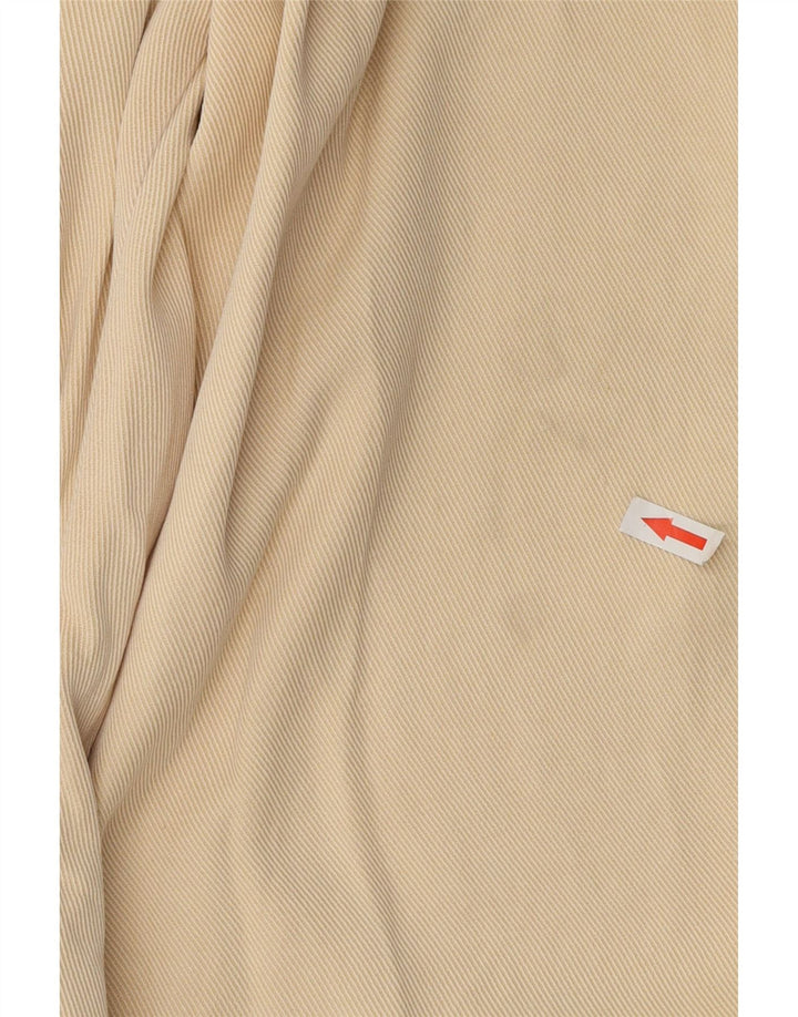 Massimo Dutti Pantaloni Cropped Femei EU 38 Mici L28 L24 Bej Lyocell