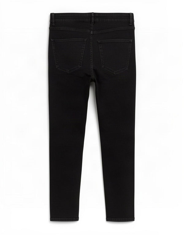 Blugi skinny pentru femei Zara EU 42 Large W32 L27 Bumbac negru