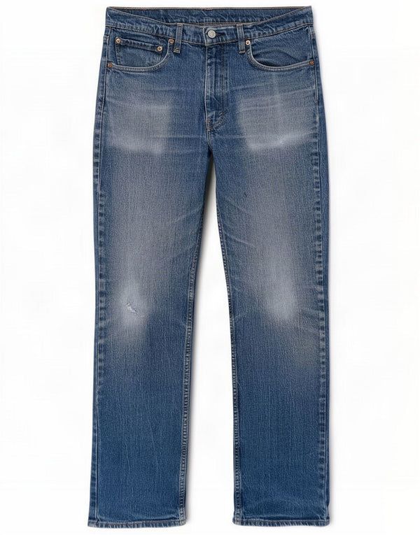 Blagi Levi's 516 Distressed Straight W36 L34 Blue Cotton