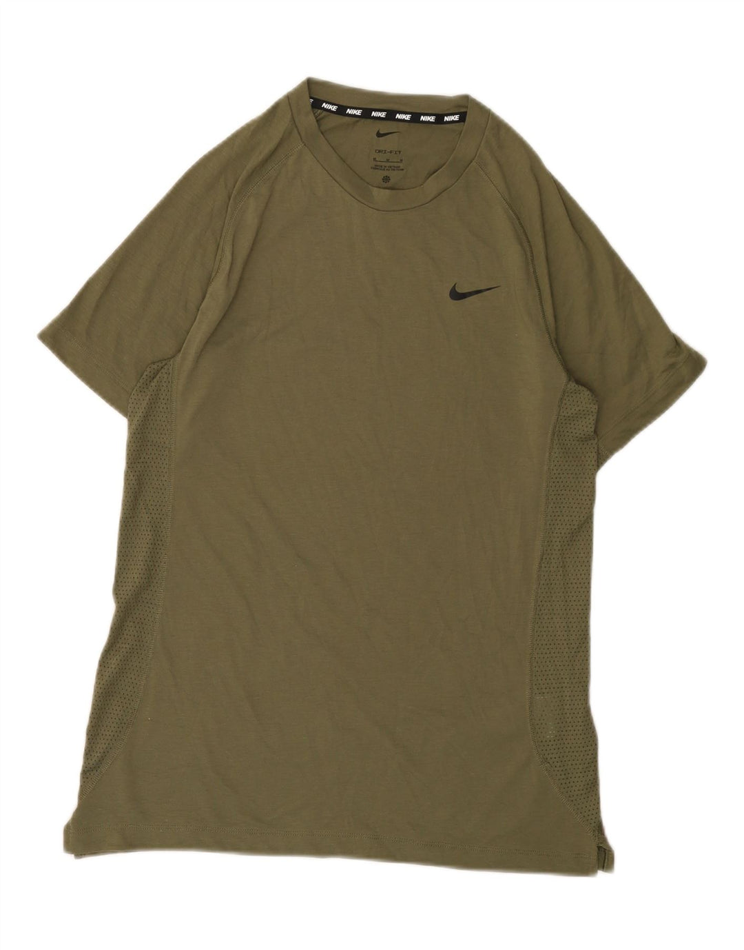 Tricou pentru bărbați Nike Dri Fit Top Mediu Kaki Poliester