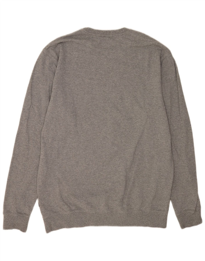 Hanorac grafic pentru bărbați Vans Jumper XL, bumbac cu pete gri