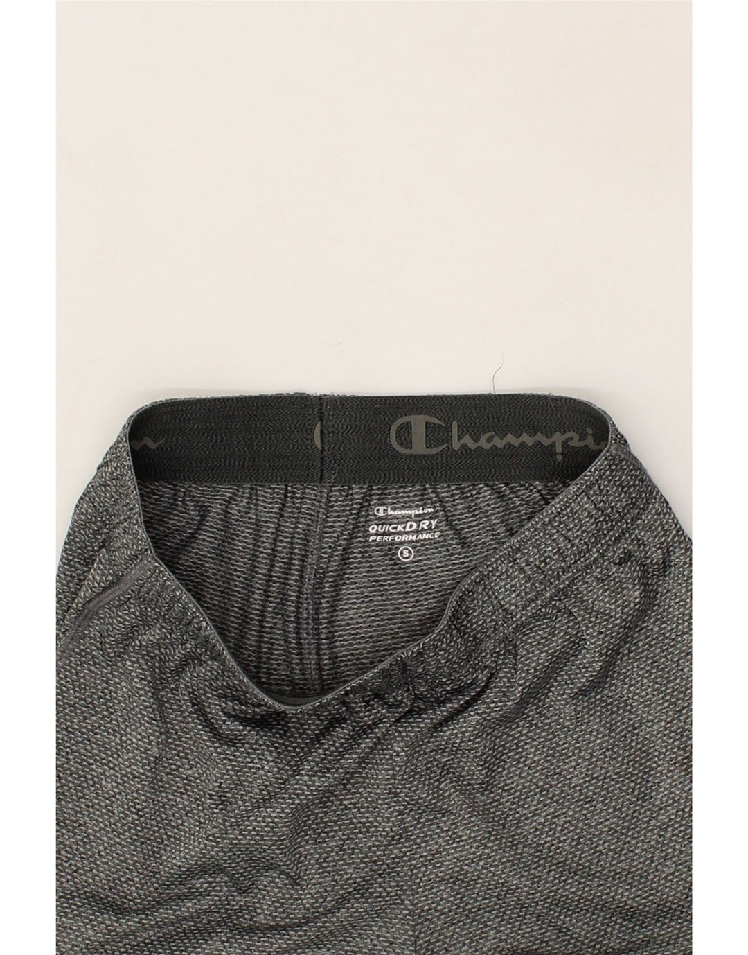 CHAMPION Mens Sport Shorts Small Grey Striped Vintage Champion and Second-Hand Champion from Messina Hembry 