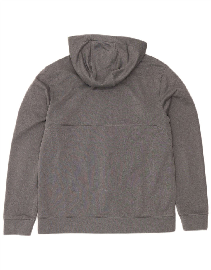 Pulover The North Face pentru bărbați, cu fermoar, poliester, gri mediu