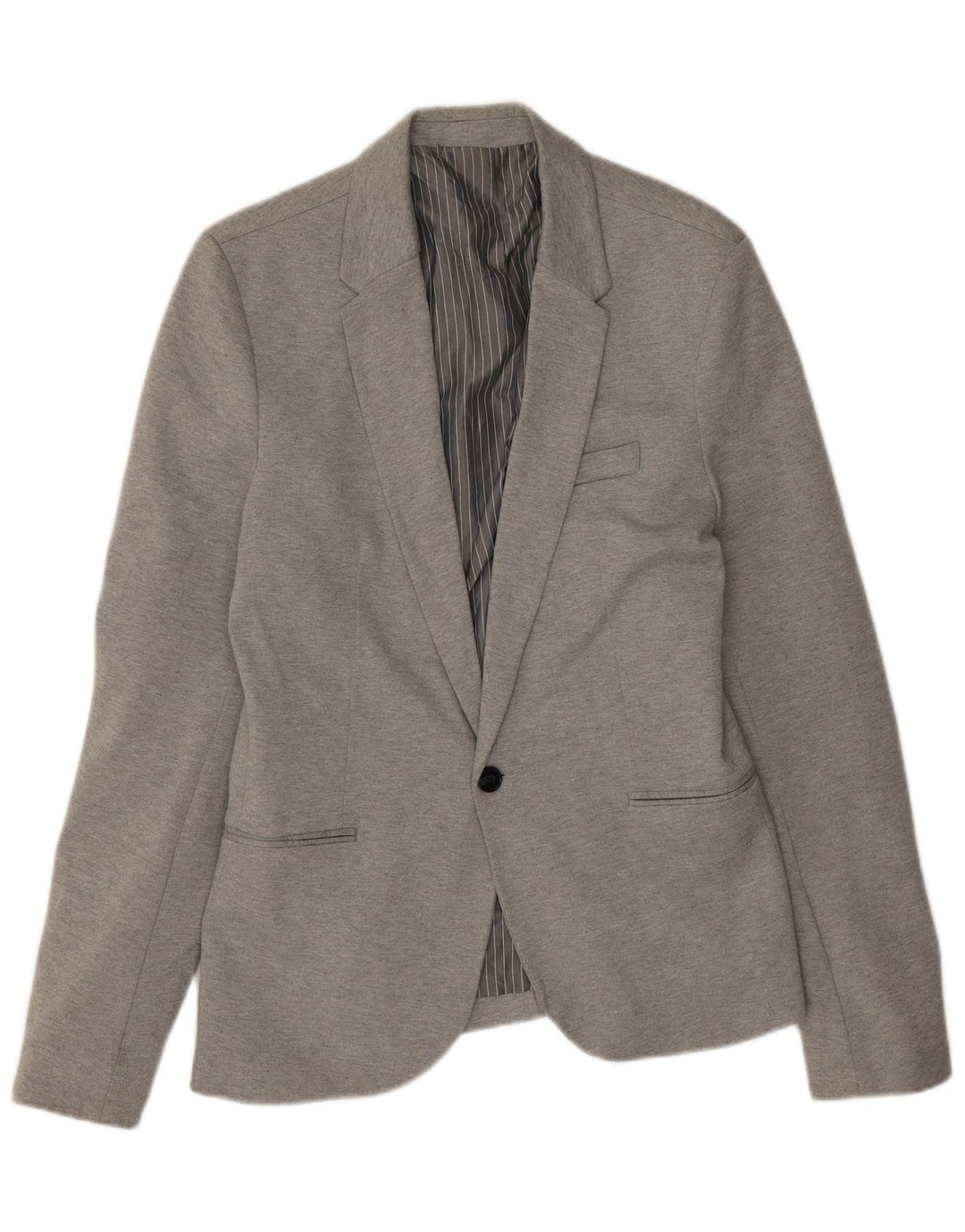 Jachetă pentru bărbați Zara cu 1 buton, UK 40, mare, gri