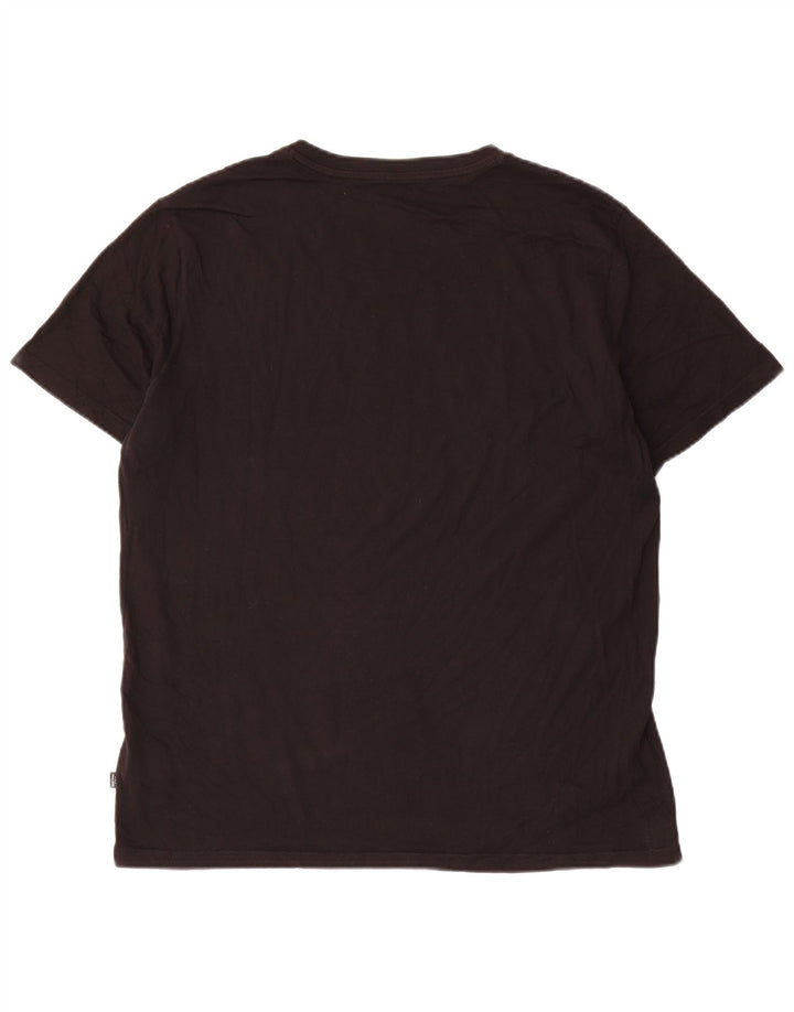 Tricou grafic Puma pentru bărbați Top mediu negru bumbac