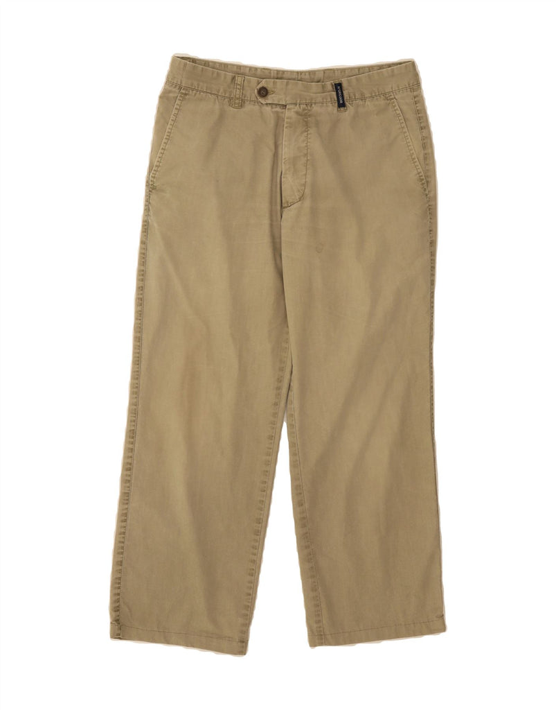 MC GEORGE Mens Straight Chino Trousers W32 L26  Khaki Cotton Vintage MC George and Second-Hand MC George from Messina Hembry 