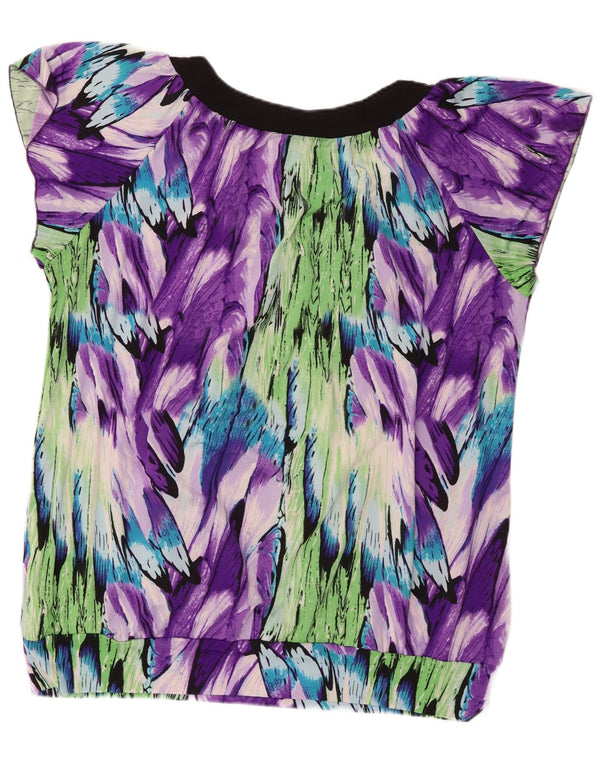 Bluză cu autograf pentru femei Marks & Spencer, UK 18 XL, violet