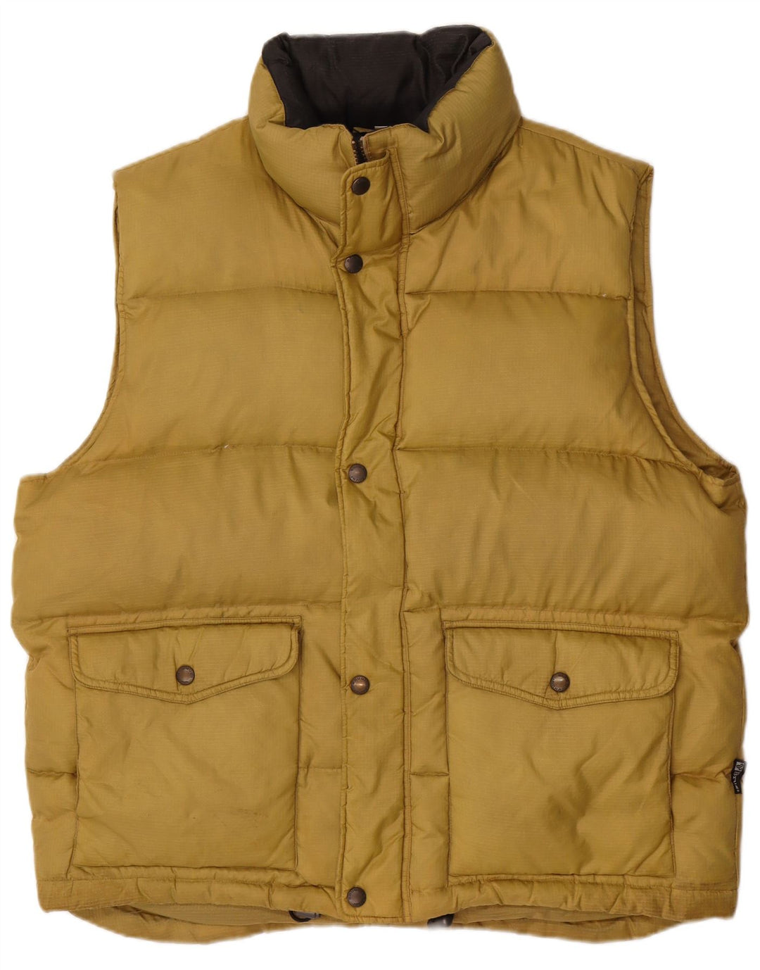 Gilet căptușit pentru bărbați Brugi IT 54 2XL Galben Poliamidă