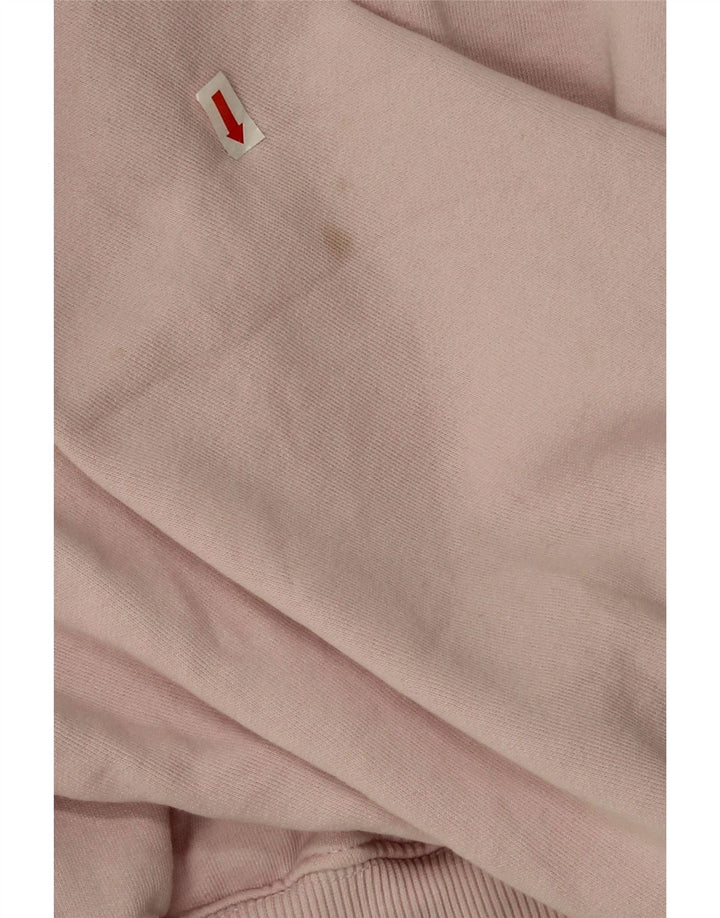 Pulover Oversized Crop pentru Damă Zara UK 14 Bumbac Roz Mediu