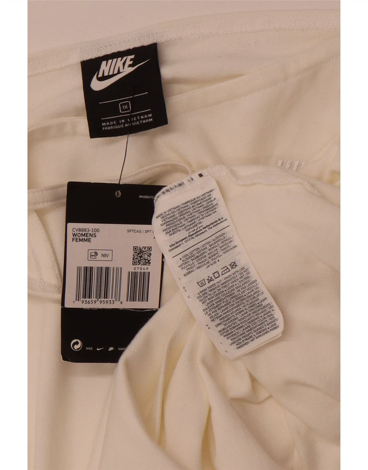 Top camis NIKE pentru femei UK 18 XL bumbac alb