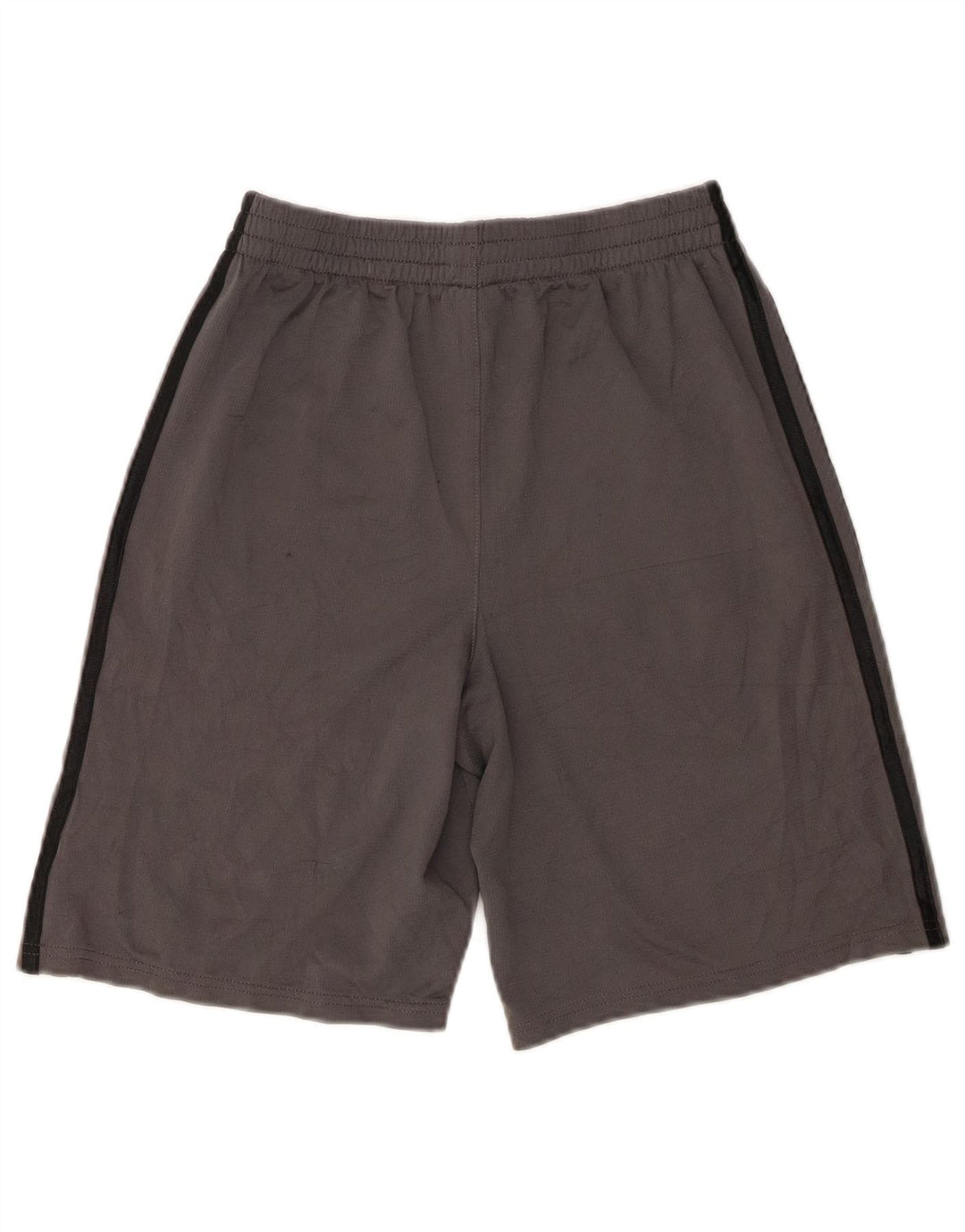 Pantaloni scurți sport pentru băieți Adidas 14-15 ani, mari, gri, poliester
