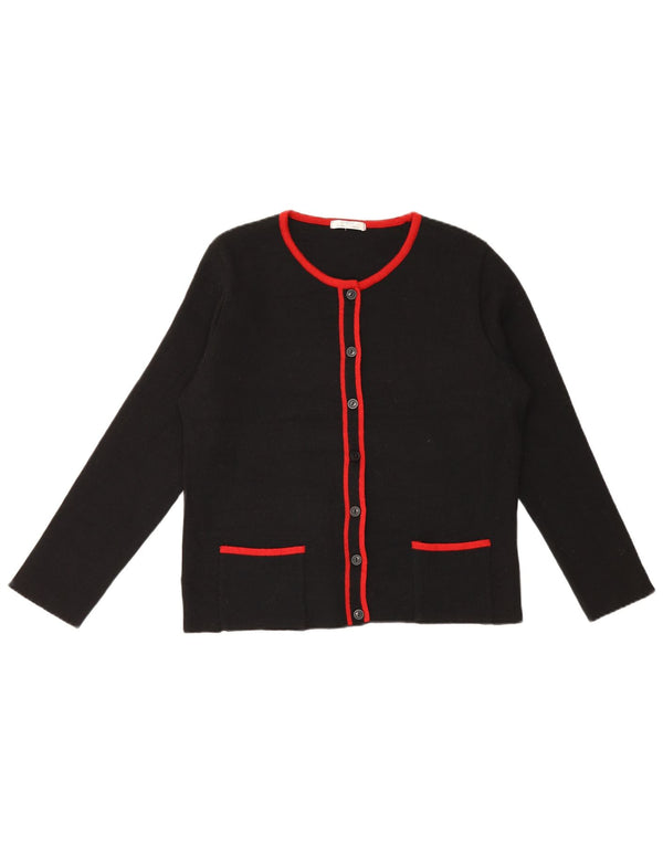 Pulover cardigan pentru femei Marks & Spencer UK 18 XL Acrilic negru