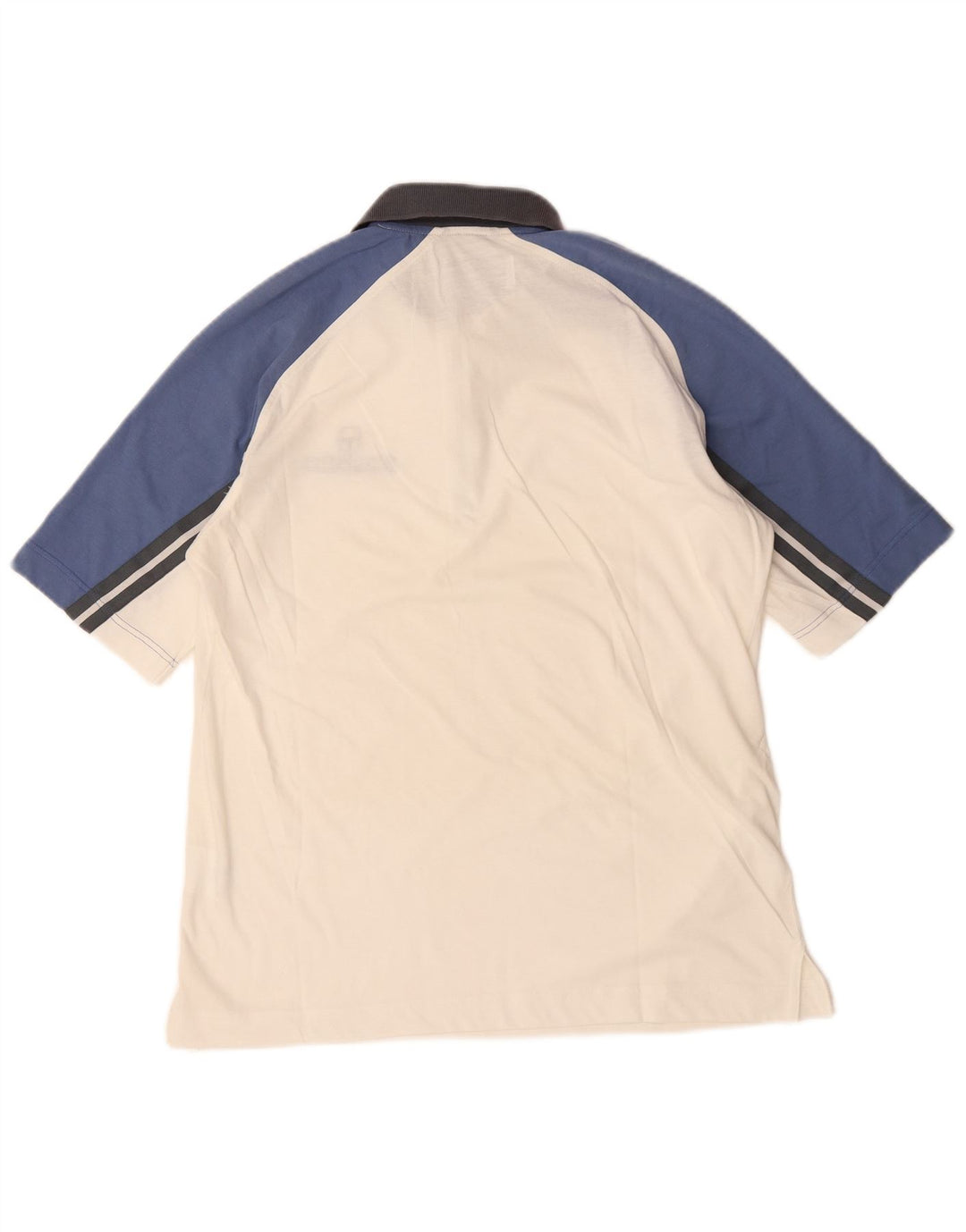 SERGIO TACCHINI Tricou polo bărbătesc din bumbac alb mediu, bloc de culoare