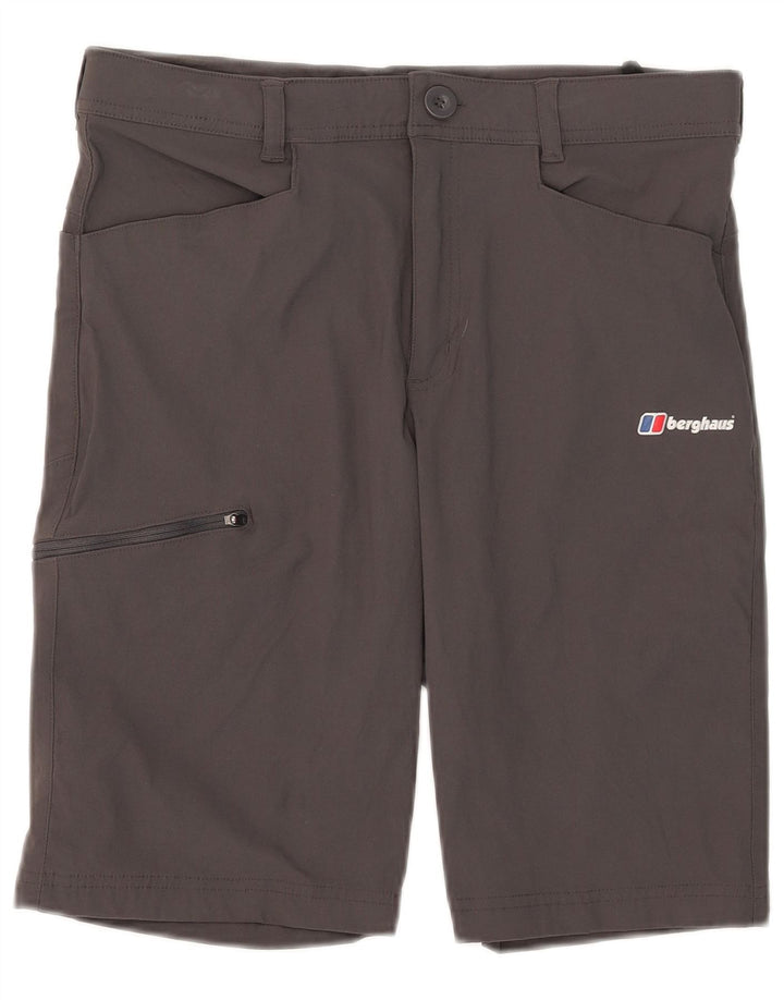 Pantaloni scurți cargo Berghaus pentru băieți 14-15 ani W31 poliamidă gri
