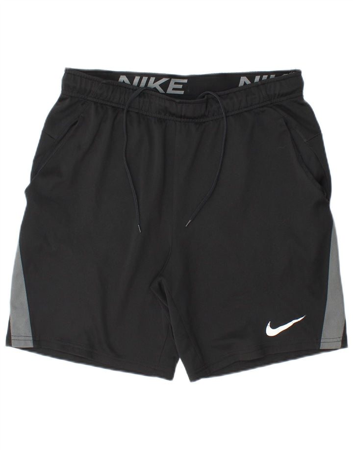 Pantaloni scurți sport Nike Dri Fit pentru bărbați, negru mediu, poliester color