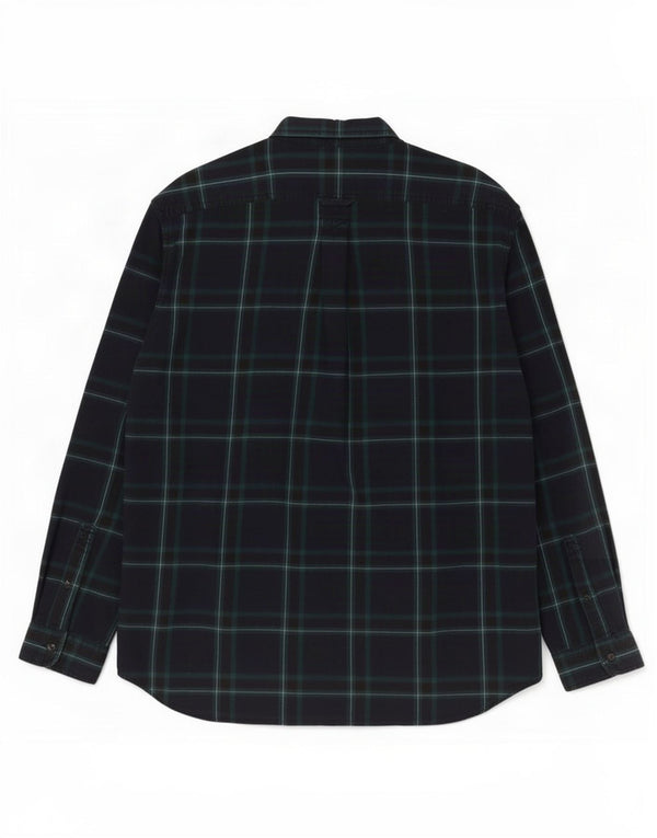 Cămașă de flanel pentru bărbați Timberland Regular Fit 3XL, bumbac cu carouri bleumarin