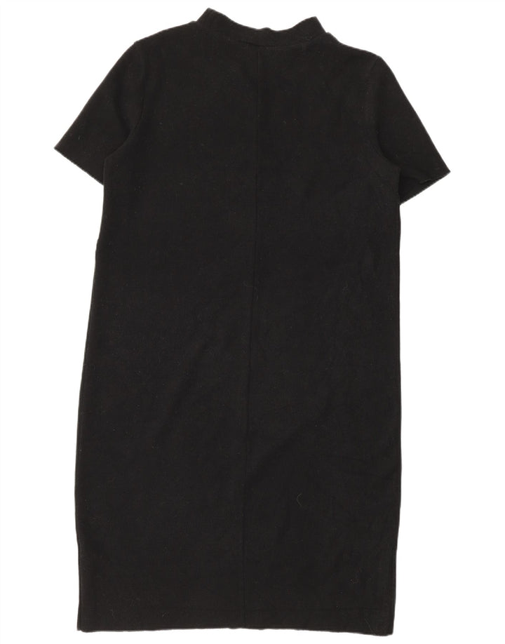 Rochie Schimbată Trafaluc pentru Damă Zara UK 14 Medium Negru Bumbac