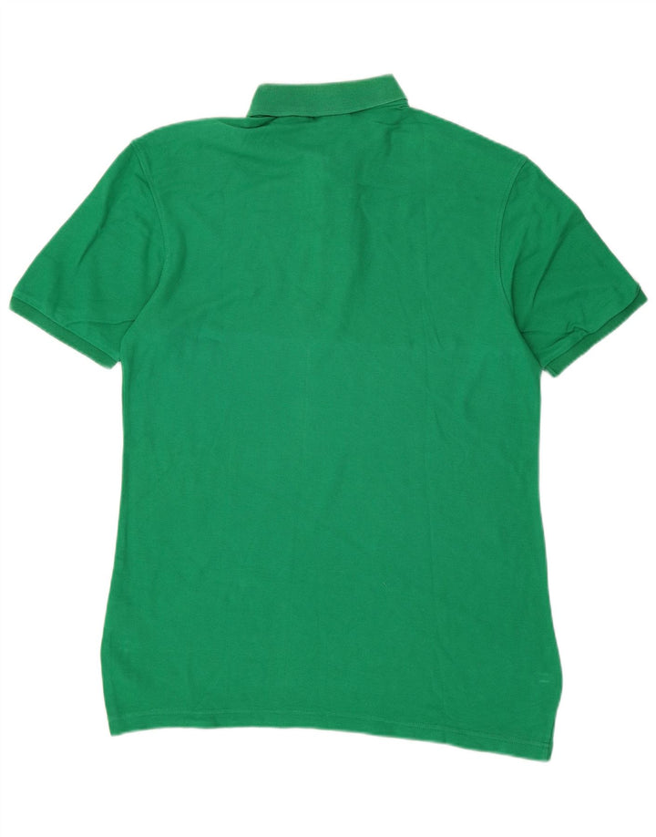 Tricou polo pentru bărbați FILA, bumbac verde mare