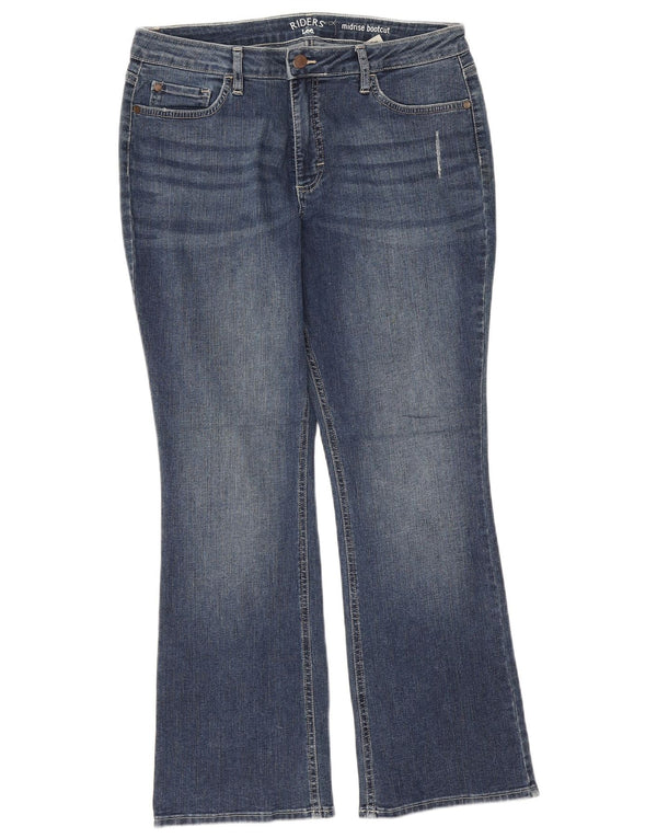 Jeans Lee Riders pentru femei cu talie medie, cu talie medie US 14 XL W34 L28, bumbac albastru